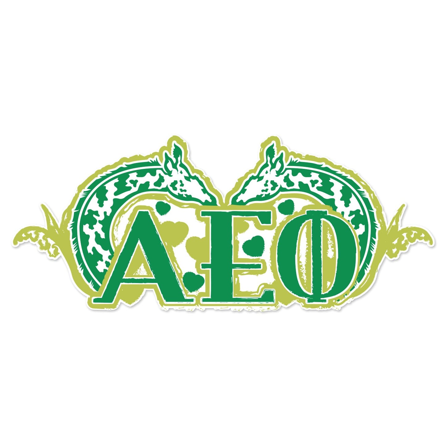 Alpha Epsilon Phi Laptop Jumbo Sticker/Decal