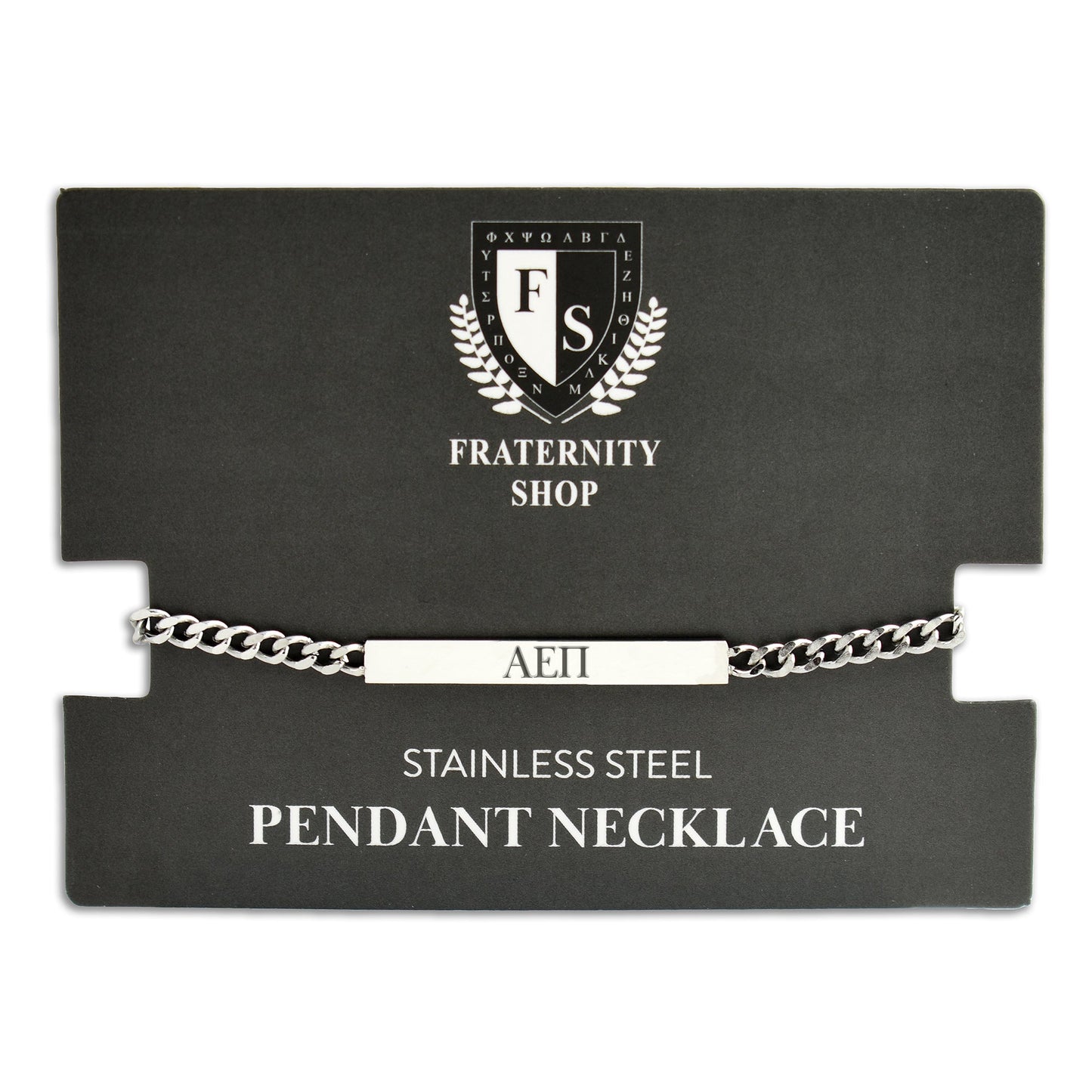 Alpha Epsilon Pi Fraternity Necklace- Greek Letters Pendant