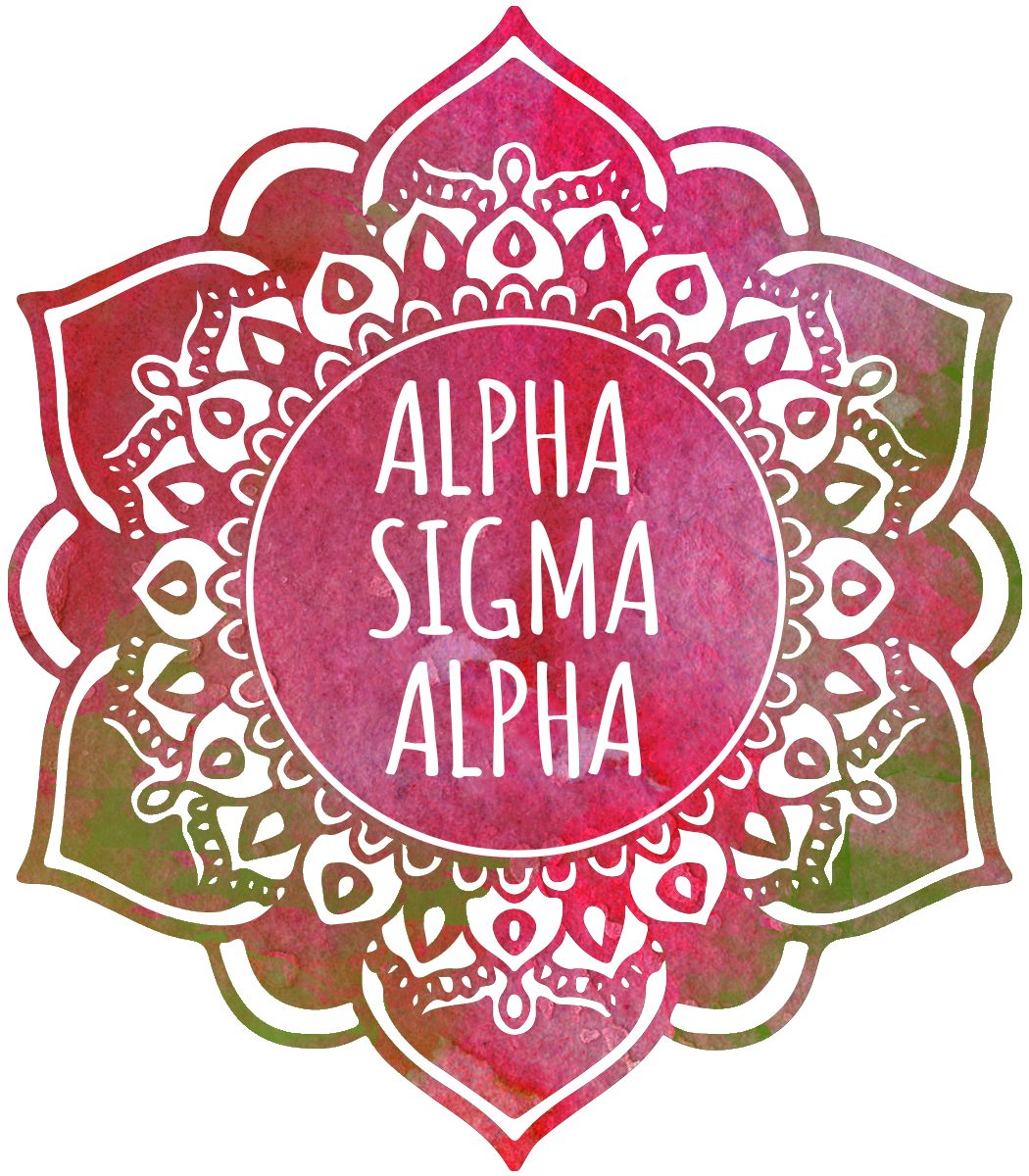 Alpha Sigma Alpha Mandala Air Freshener