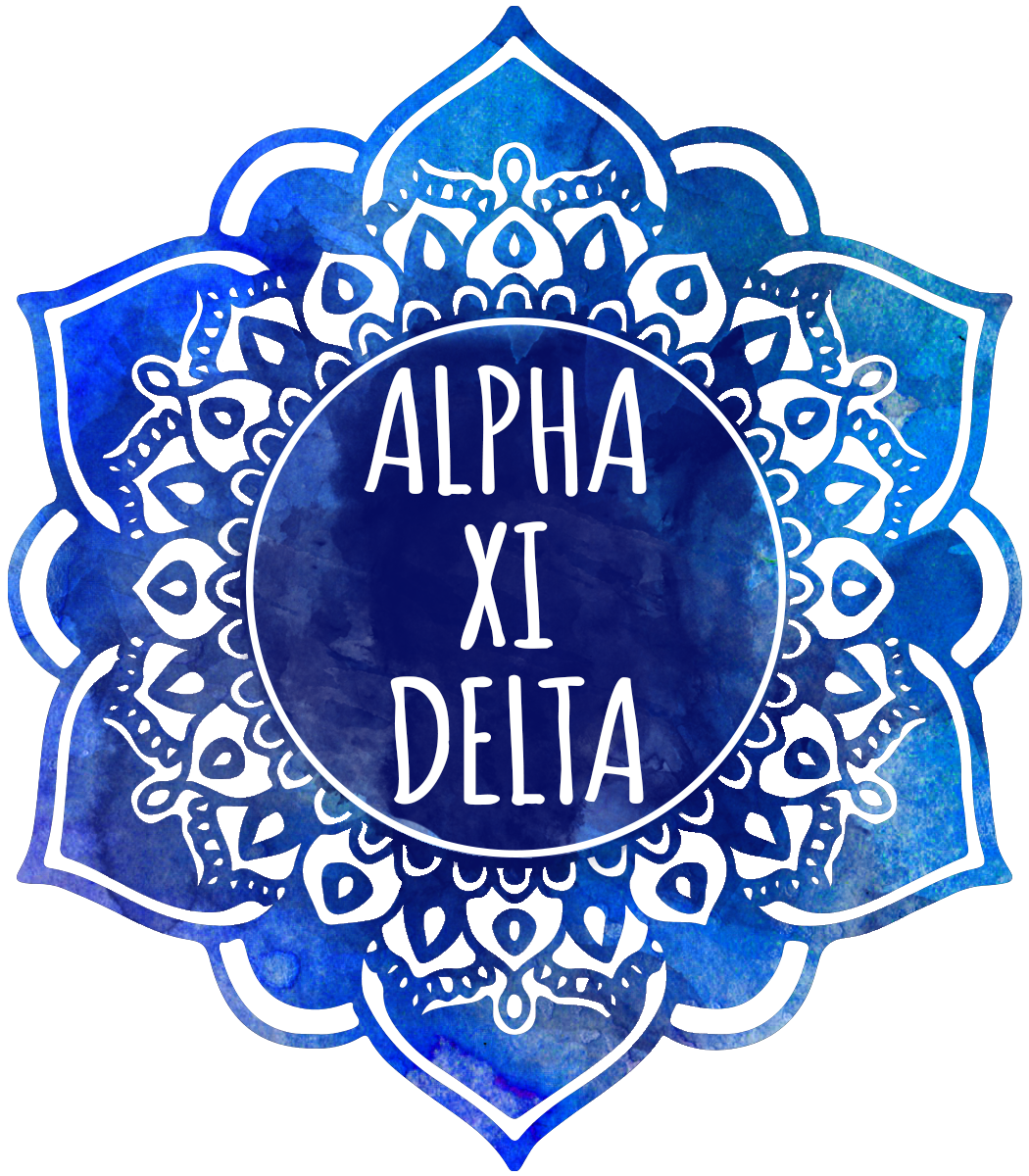 Alpha Xi Delta Mandala Air Freshener