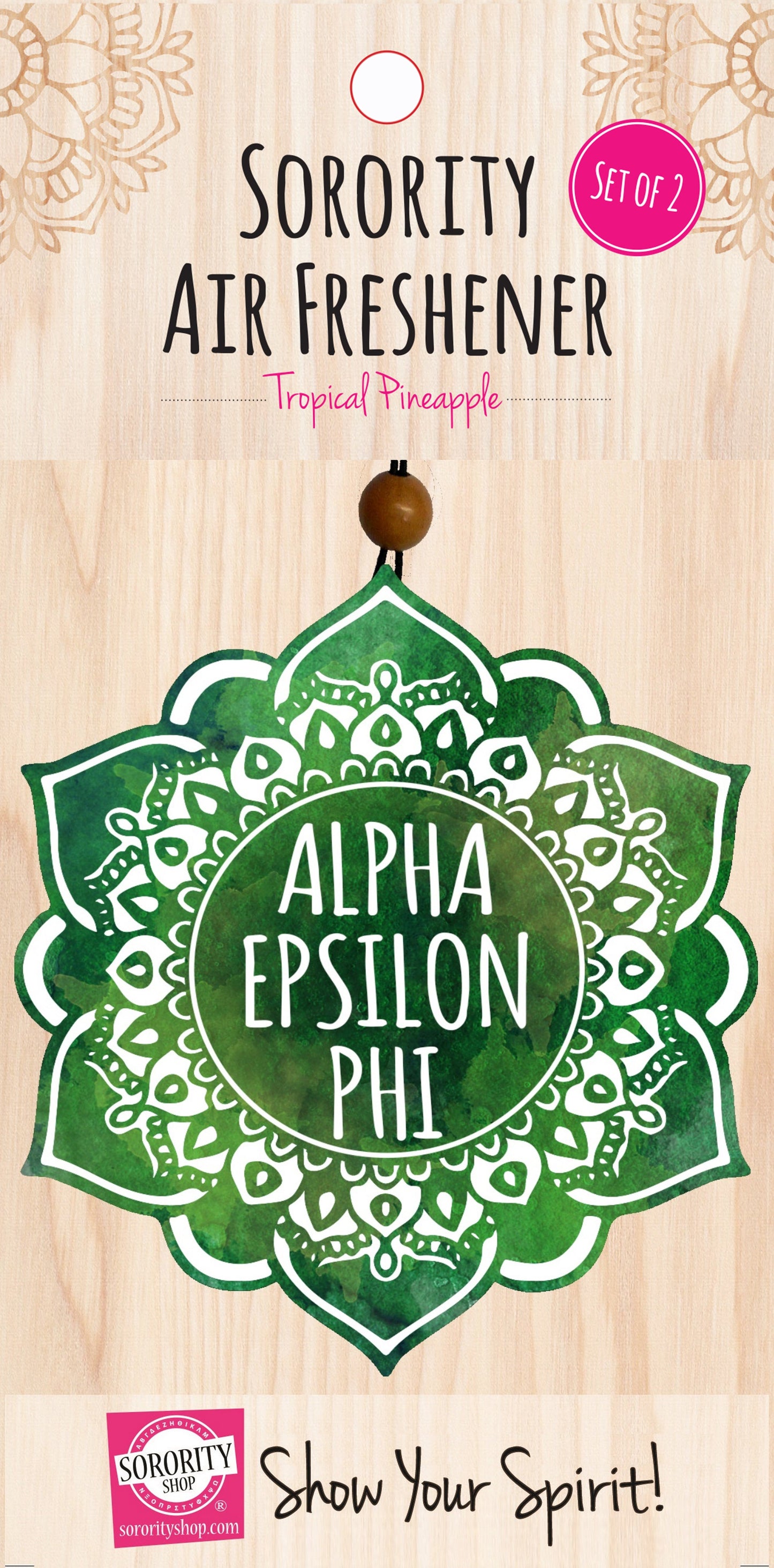 Alpha Epsilon Phi Mandala Air Freshener