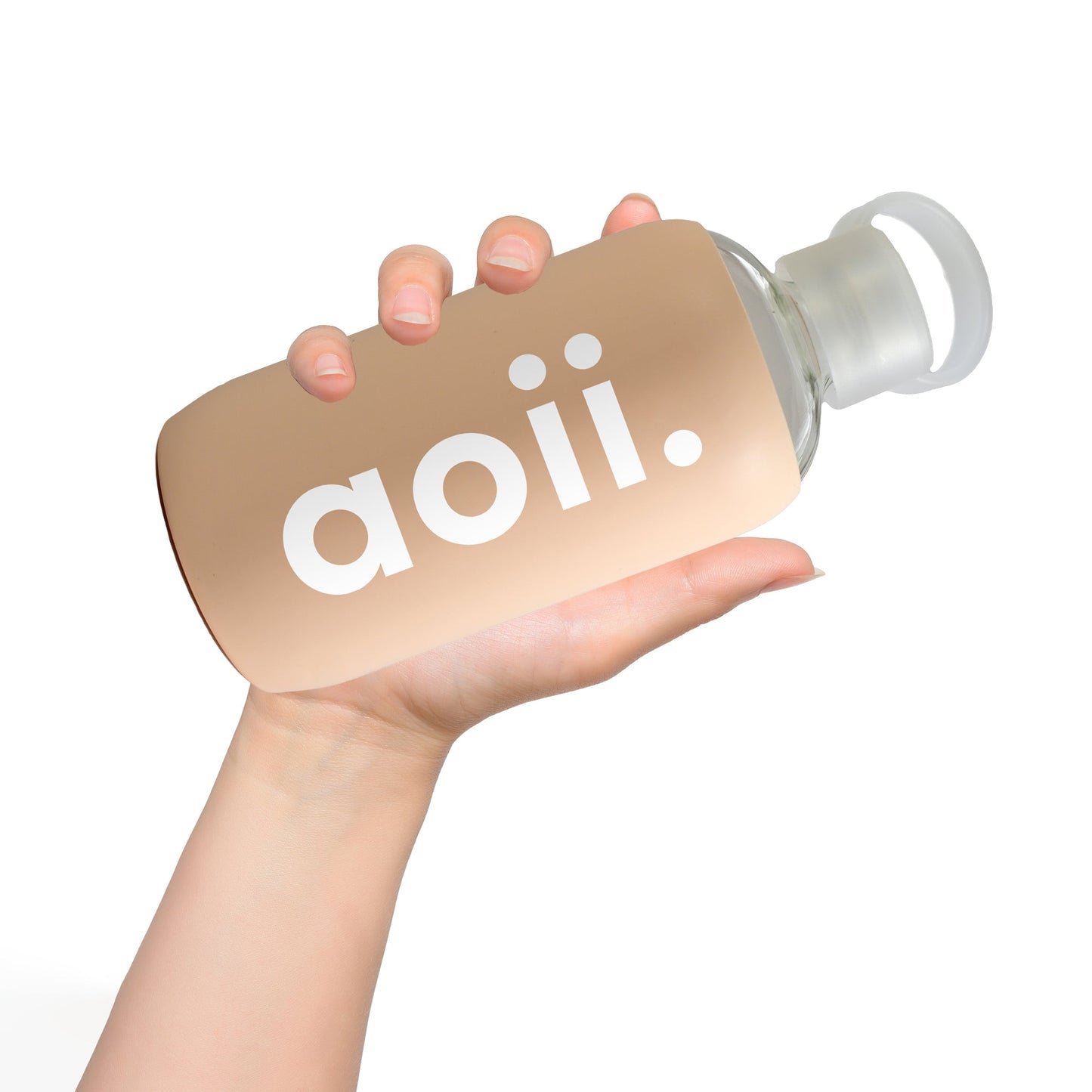 Delta Zeta Glass Water Bottle with Silicone Sleeve