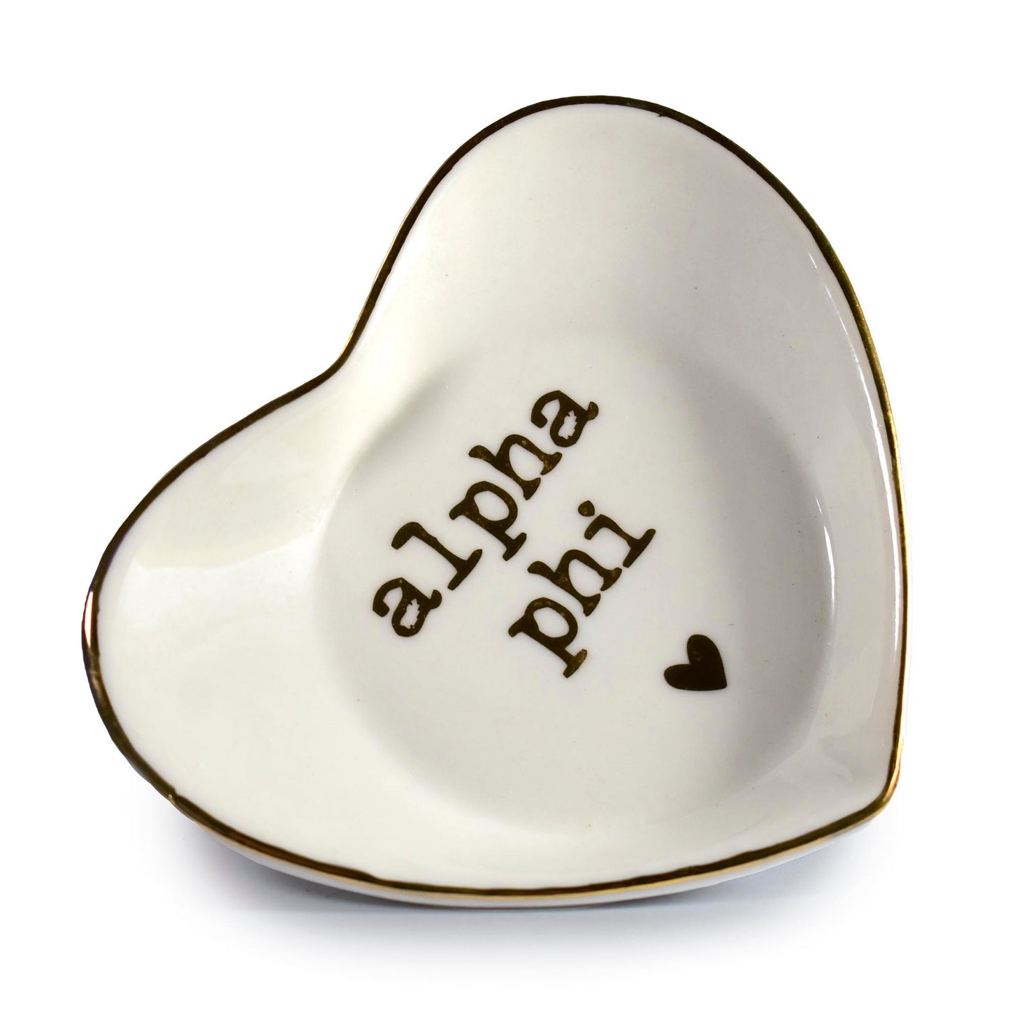 Alpha Phi Ceramic Ring Dish