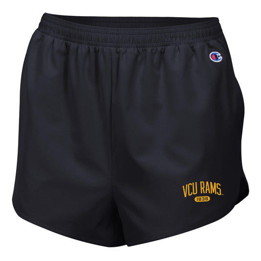 VCU Women's Woven Black Shorts