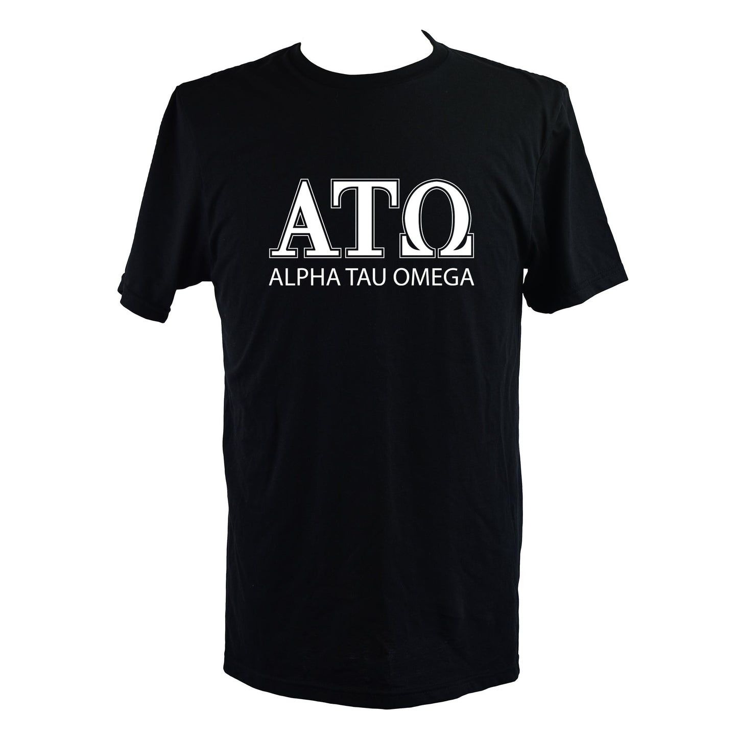 Alpha Tau Omega Fraternity T-Shirt- Varsity Greek Letters Design