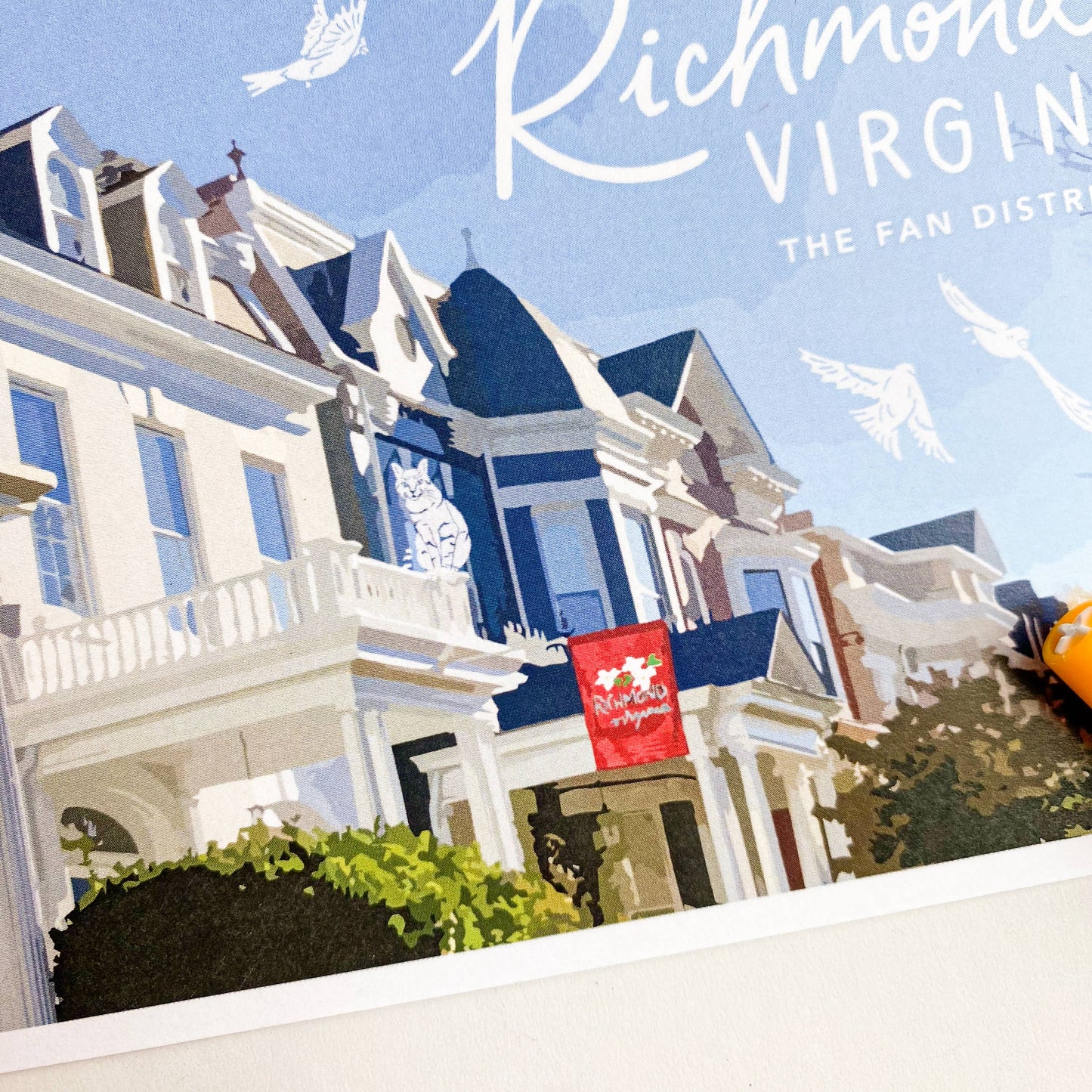 Postcard - Richmond, Virginia - The Fan District
