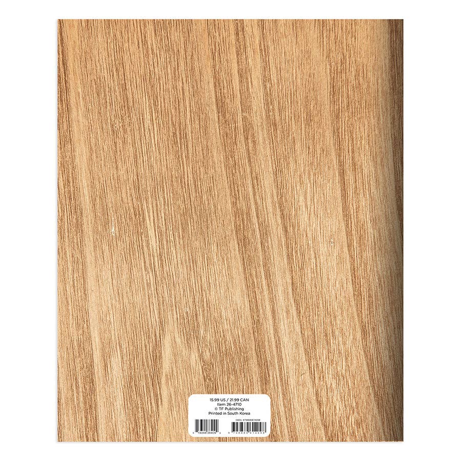 2026 Washed Oak Large Monthly Planner