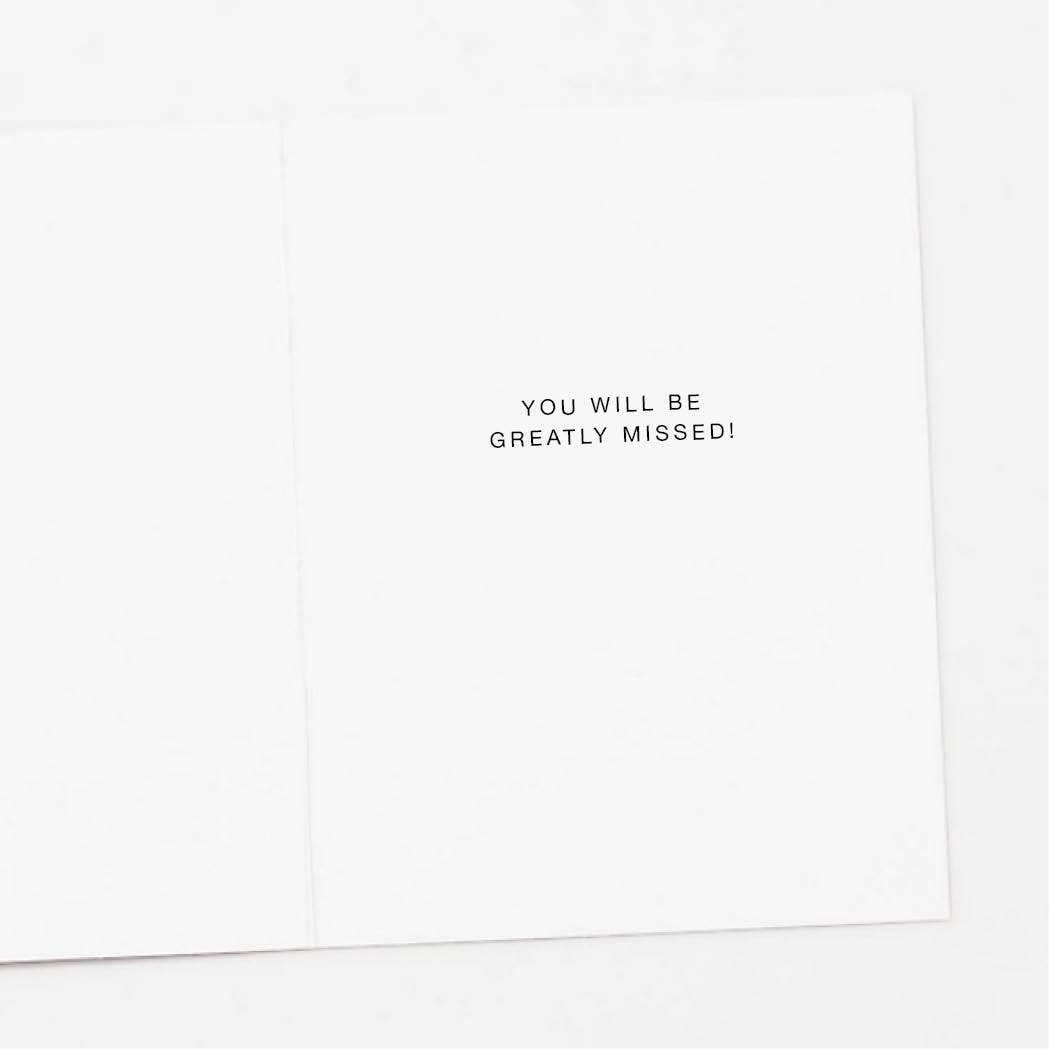 Thank You For Making A Difference - Goodbye Card