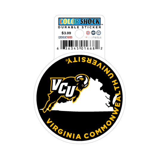 VCU State Durable Sticker