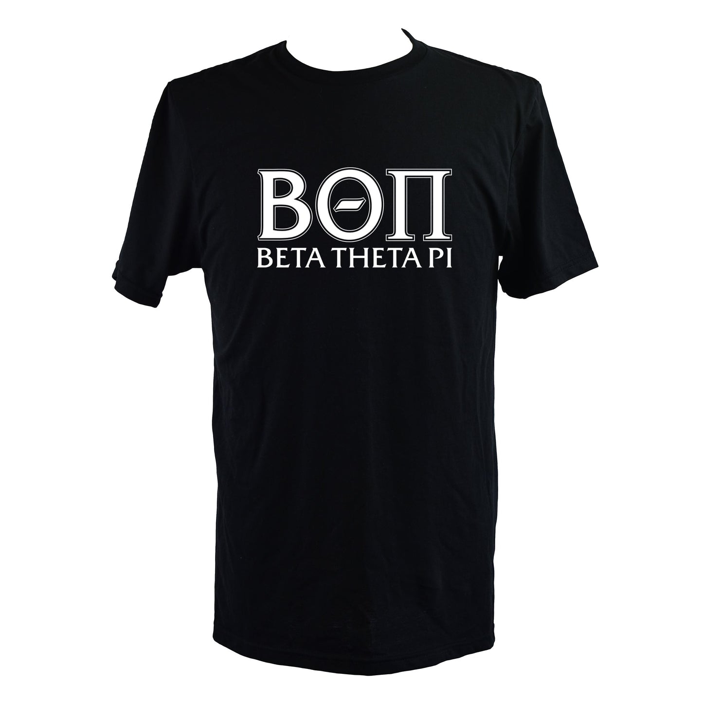 Beta Theta Pi Fraternity T-Shirt- Varsity Greek Letters Design