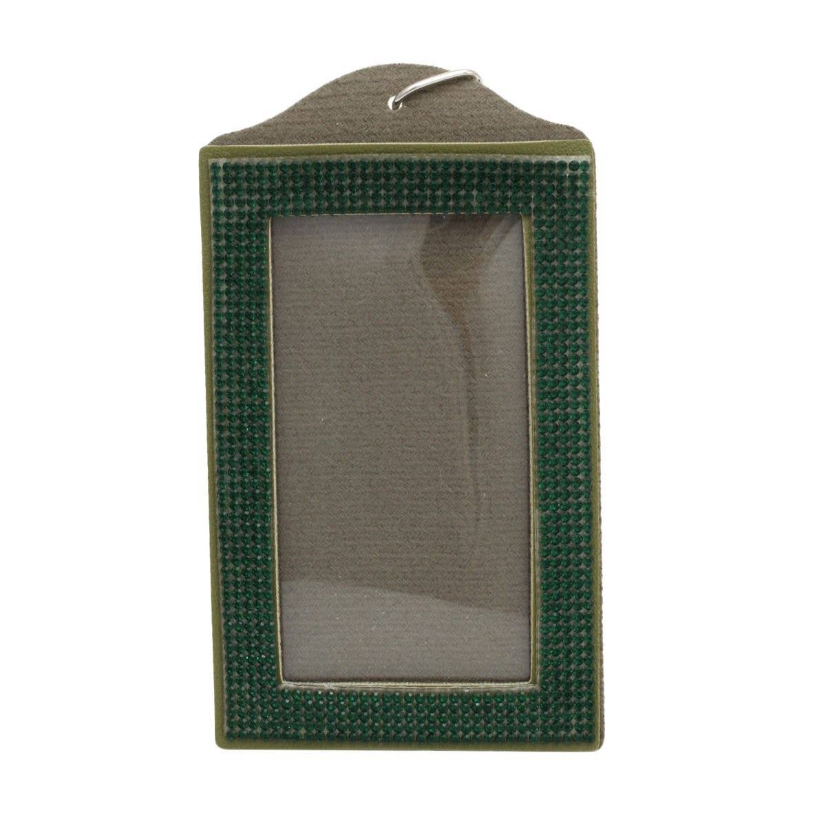AKA Alpha Kappa Alpha Green Sparkle Sorority Pride ID Badge Holder