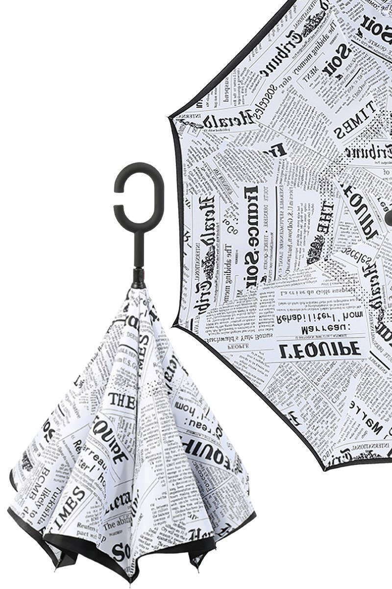 Various Print Inside-out Double Canopy Umbrella