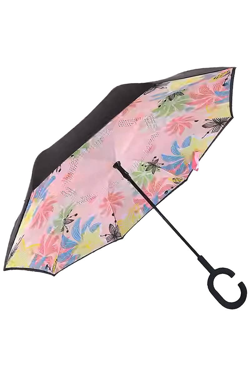 Various Print Inside-out Double Canopy Umbrella