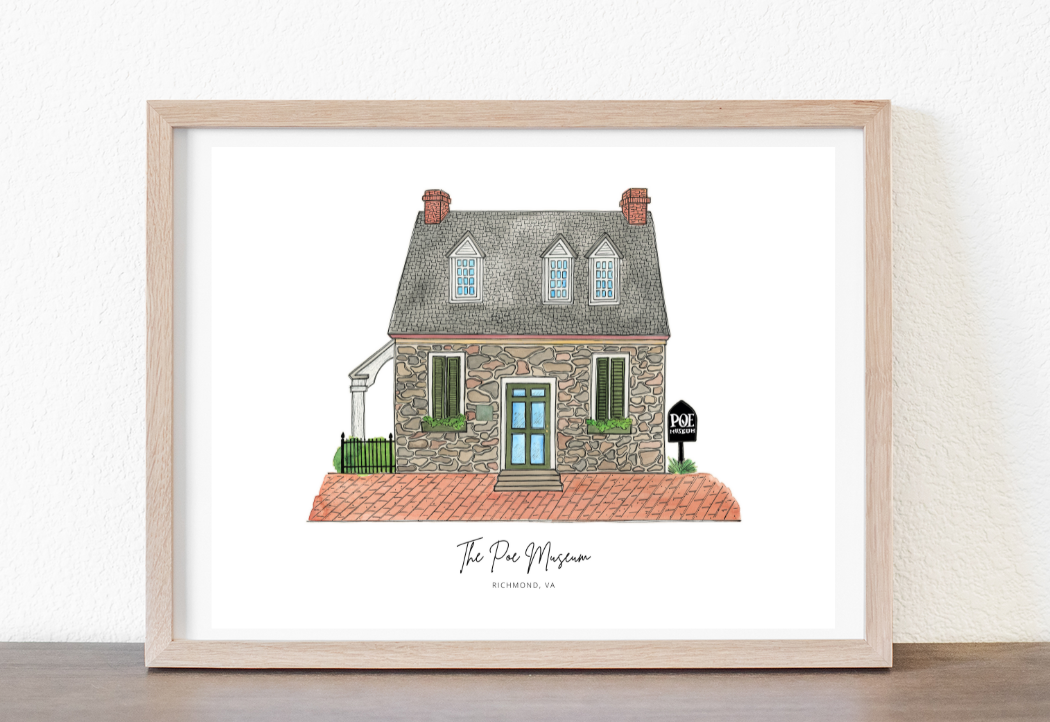 Poe Museum Art Print
