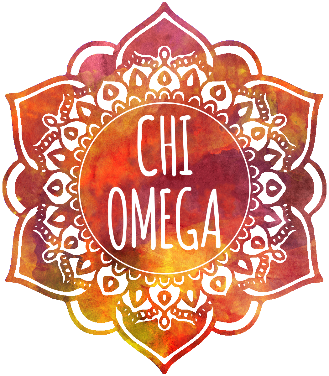 Chi Omega Mandala Air Freshener