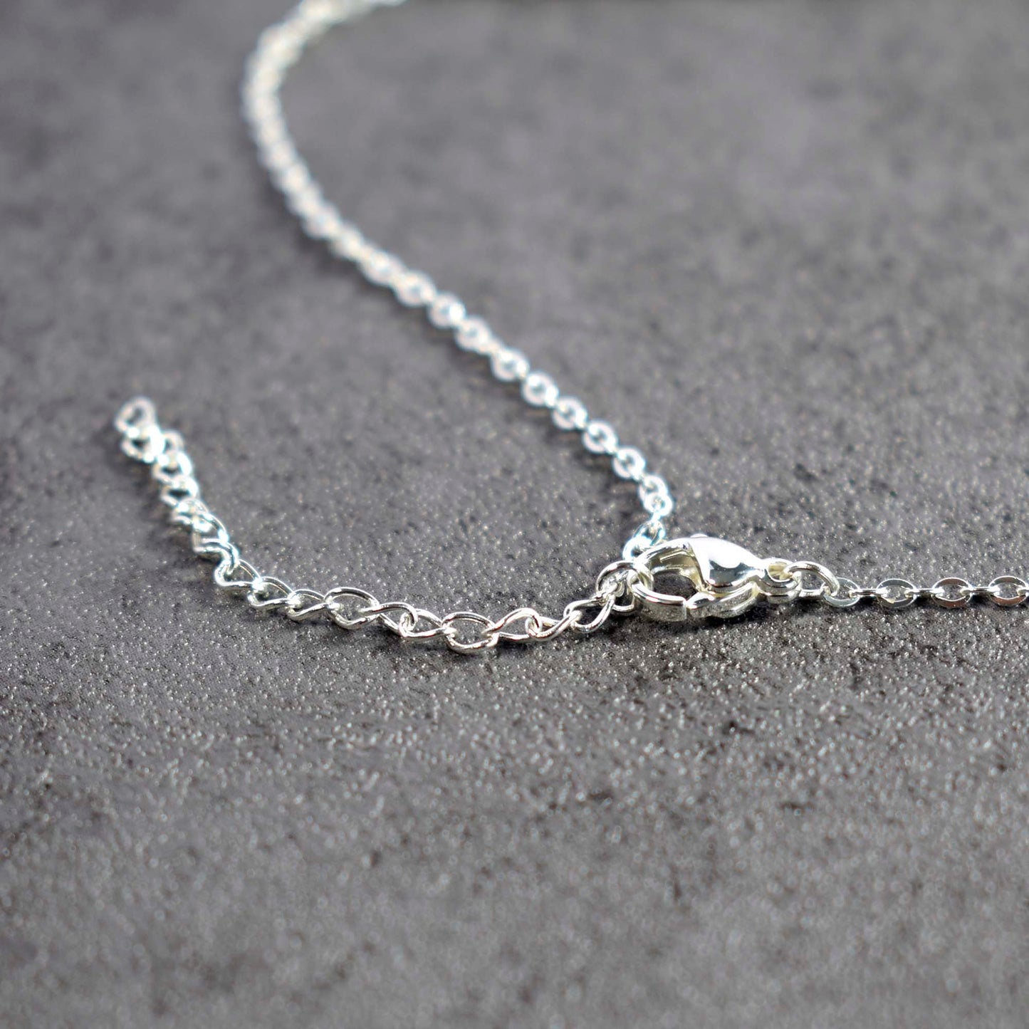 Gamma Rho Lambda Silver Greek Letters Necklace