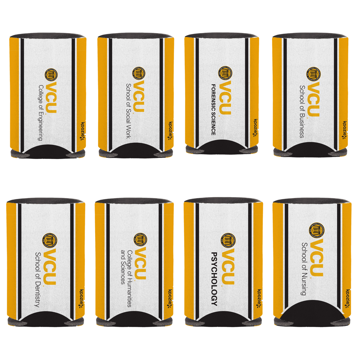 VCU Schools and Majors Coozies