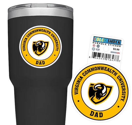 VCU Dad Durable Sticker