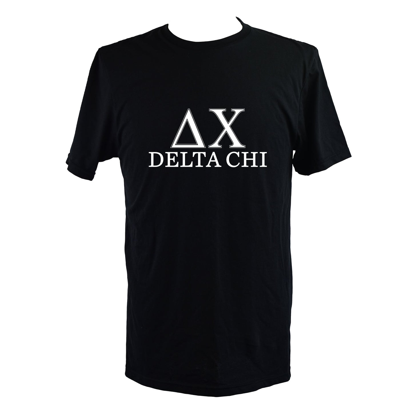 Delta Chi Fraternity T-Shirt- Varsity Greek Letters Design