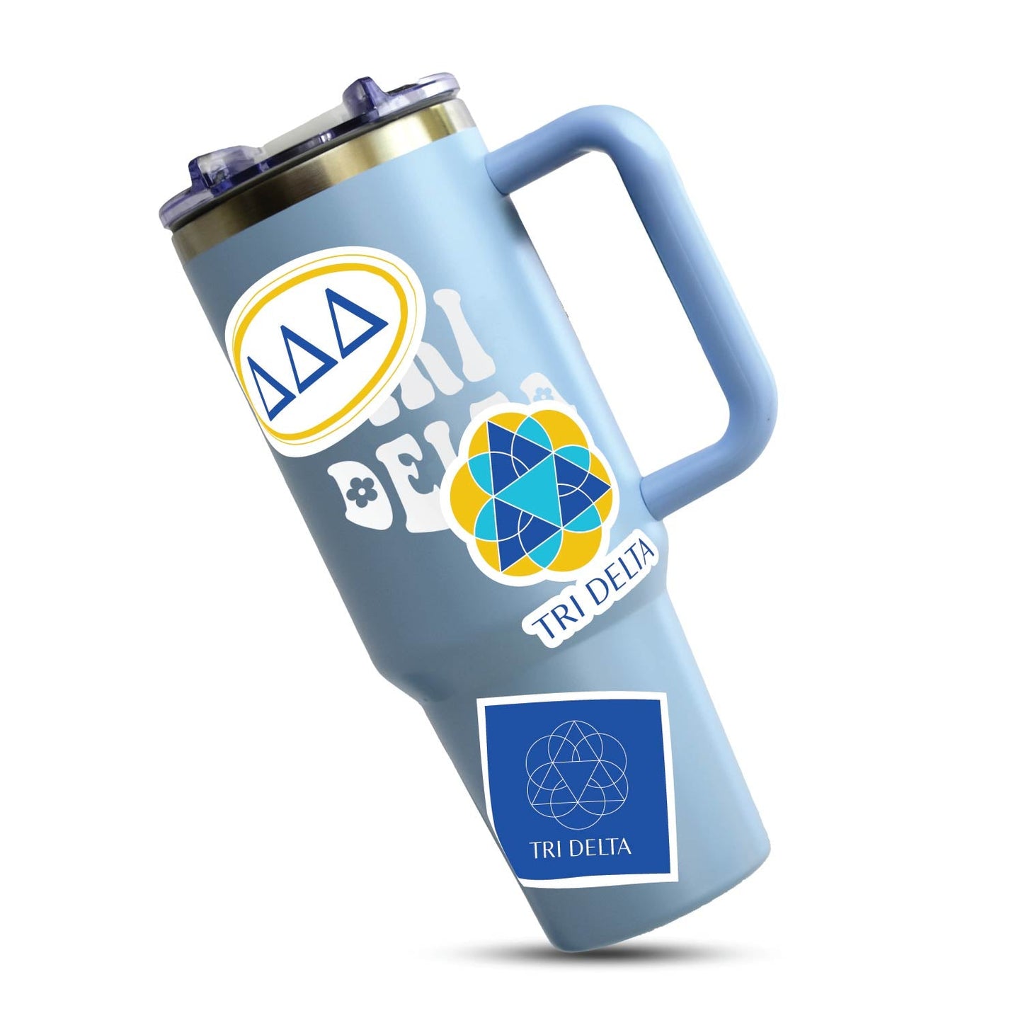 Tri Delta Sorority Sticker Sheet- Brand Focus