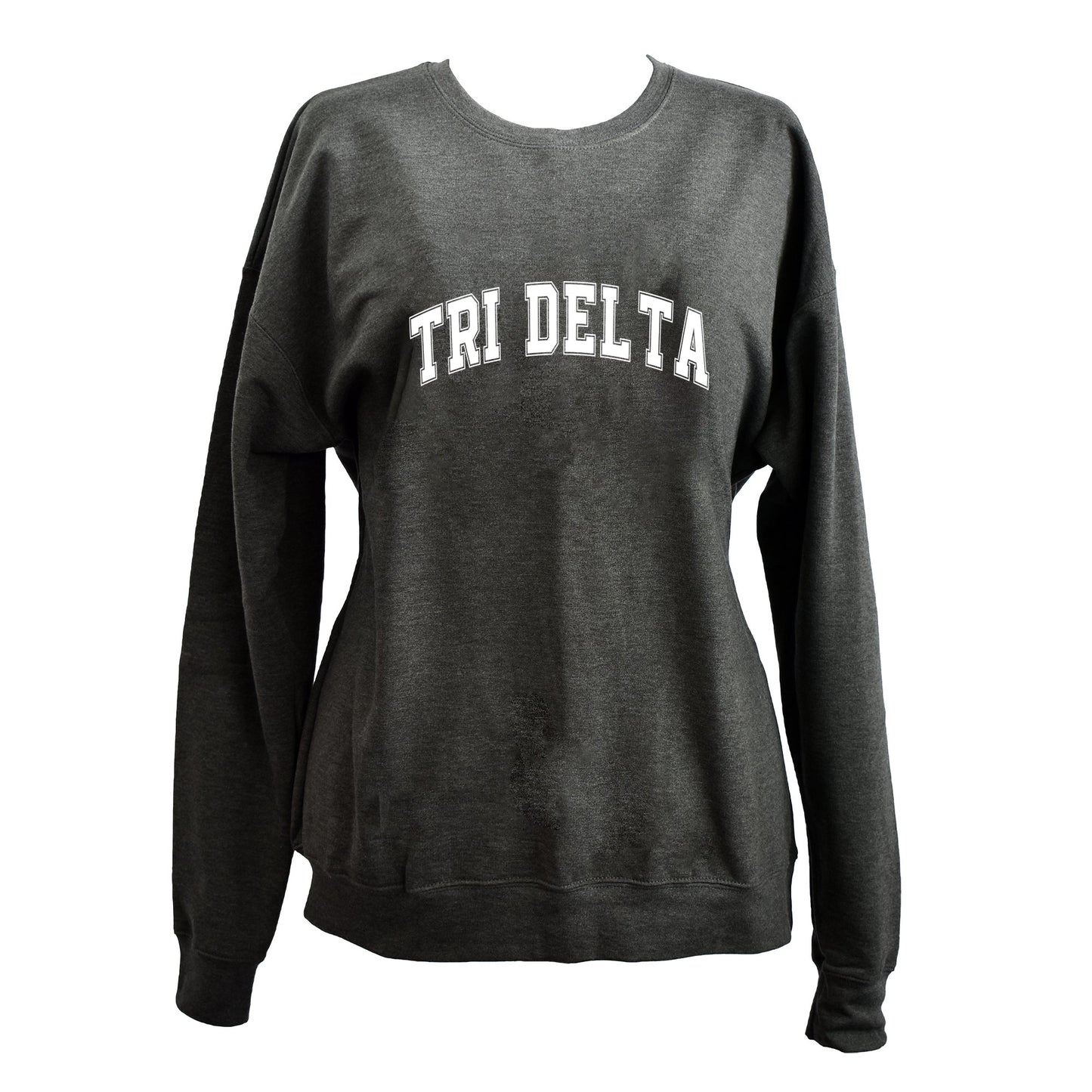 Delta Delta Delta Sweatshirt- Crewneck Varsity Letters Design