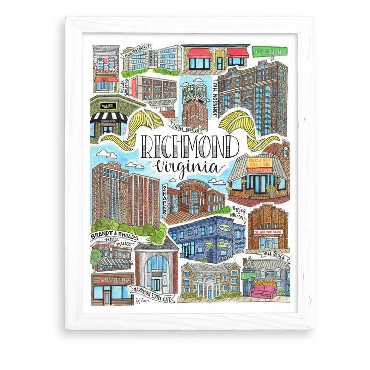 VCU Classic Art Print - 16" x 20" - Virginia Book Company