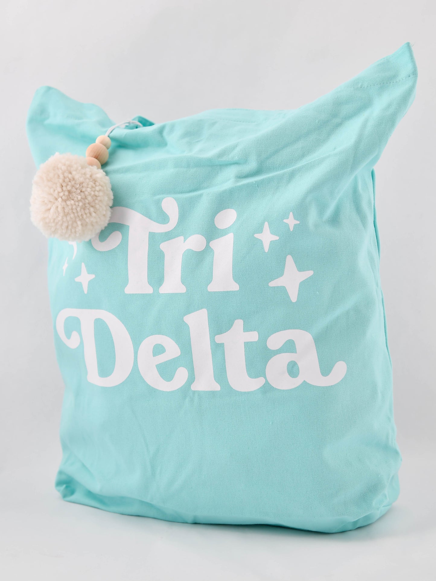 Delta Delta Delta Retro Pom Pom Tote Bag