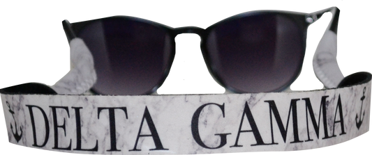 Delta Gamma  Sunglass Strap Marble Theme