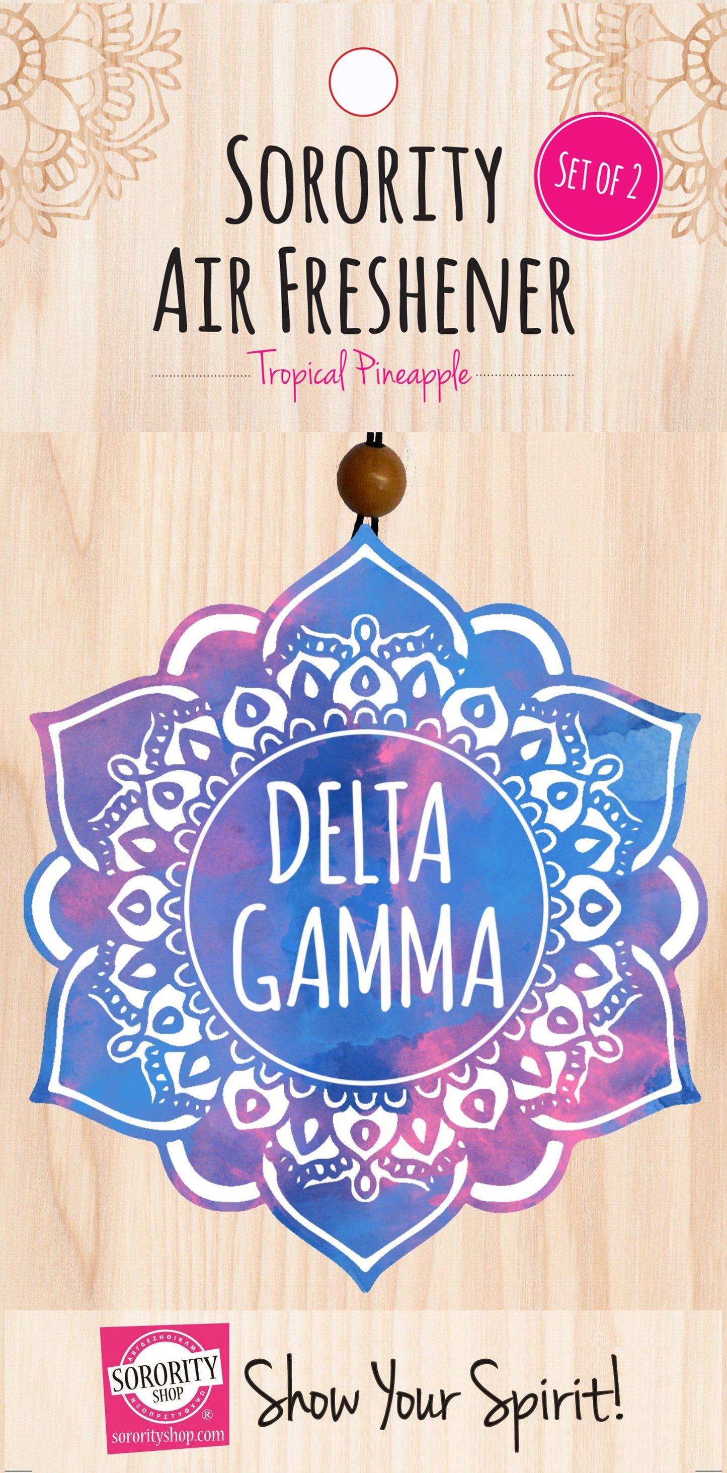 Delta Gamma Mandala Air Freshener