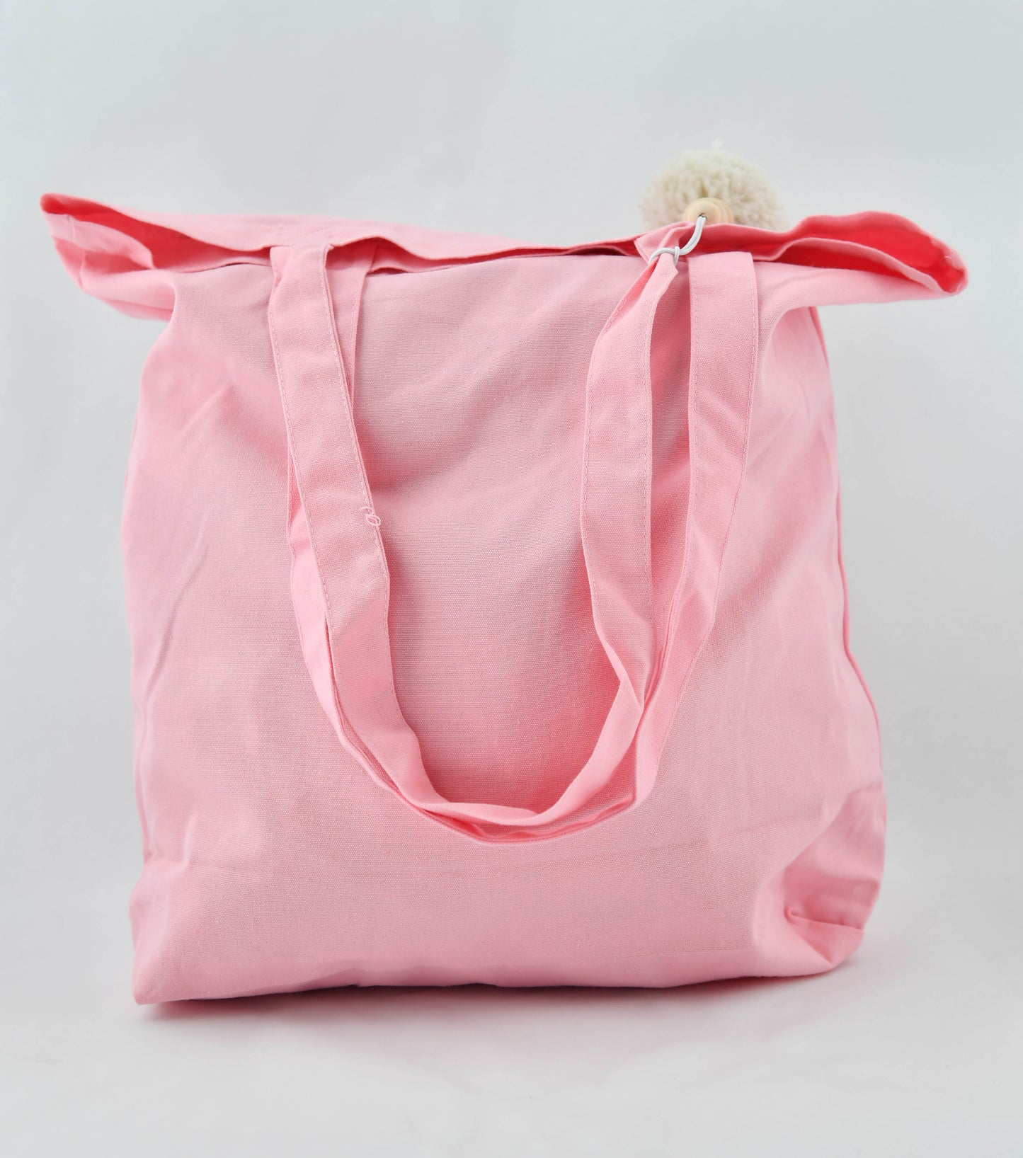 Delta Gamma Retro Pom Pom Tote Bag