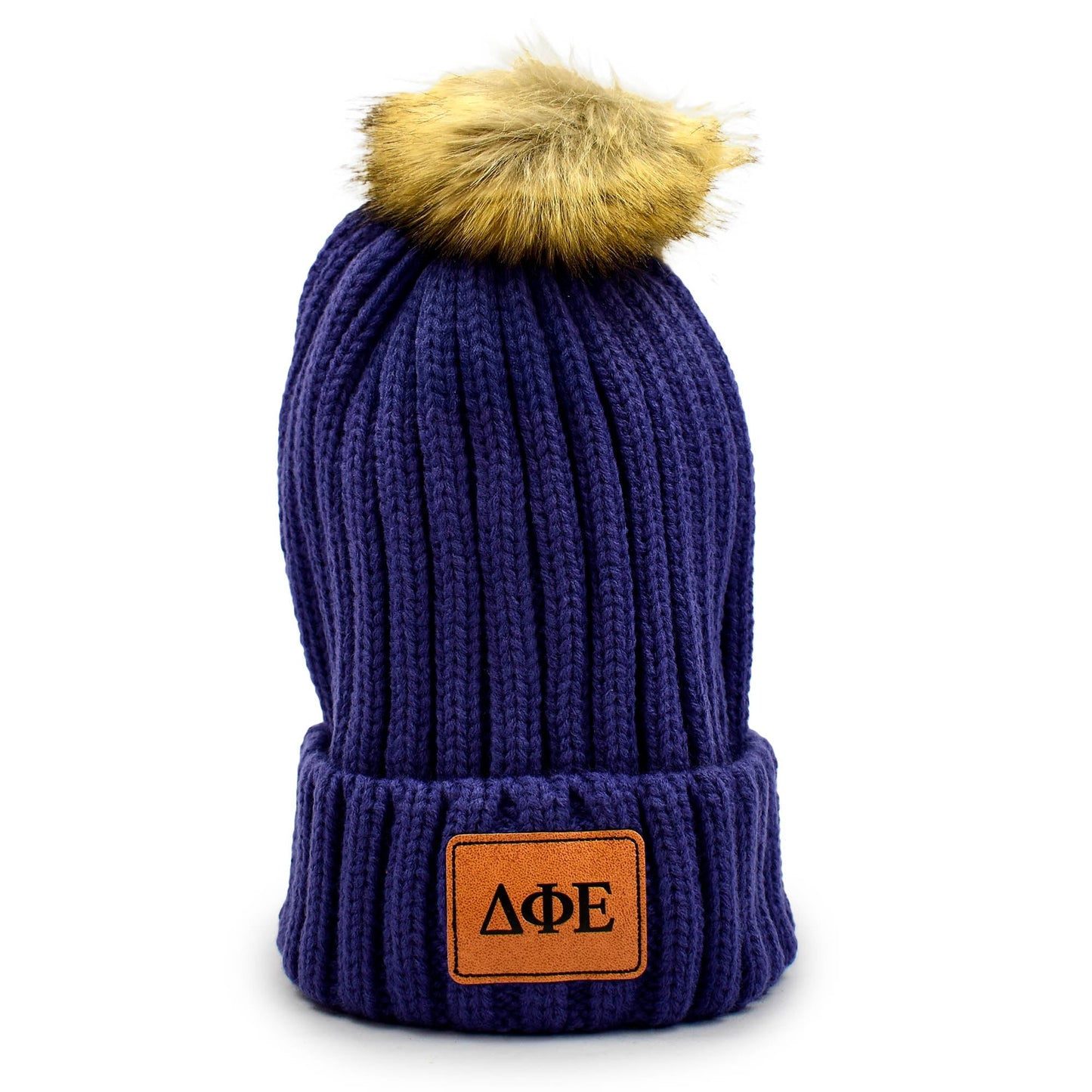 Delta Phi Epsilon Pom Pom Beanie Hat