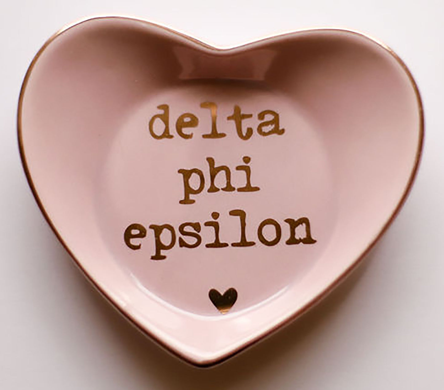 Delta Phi Epsilon Ceramic Ring Dish