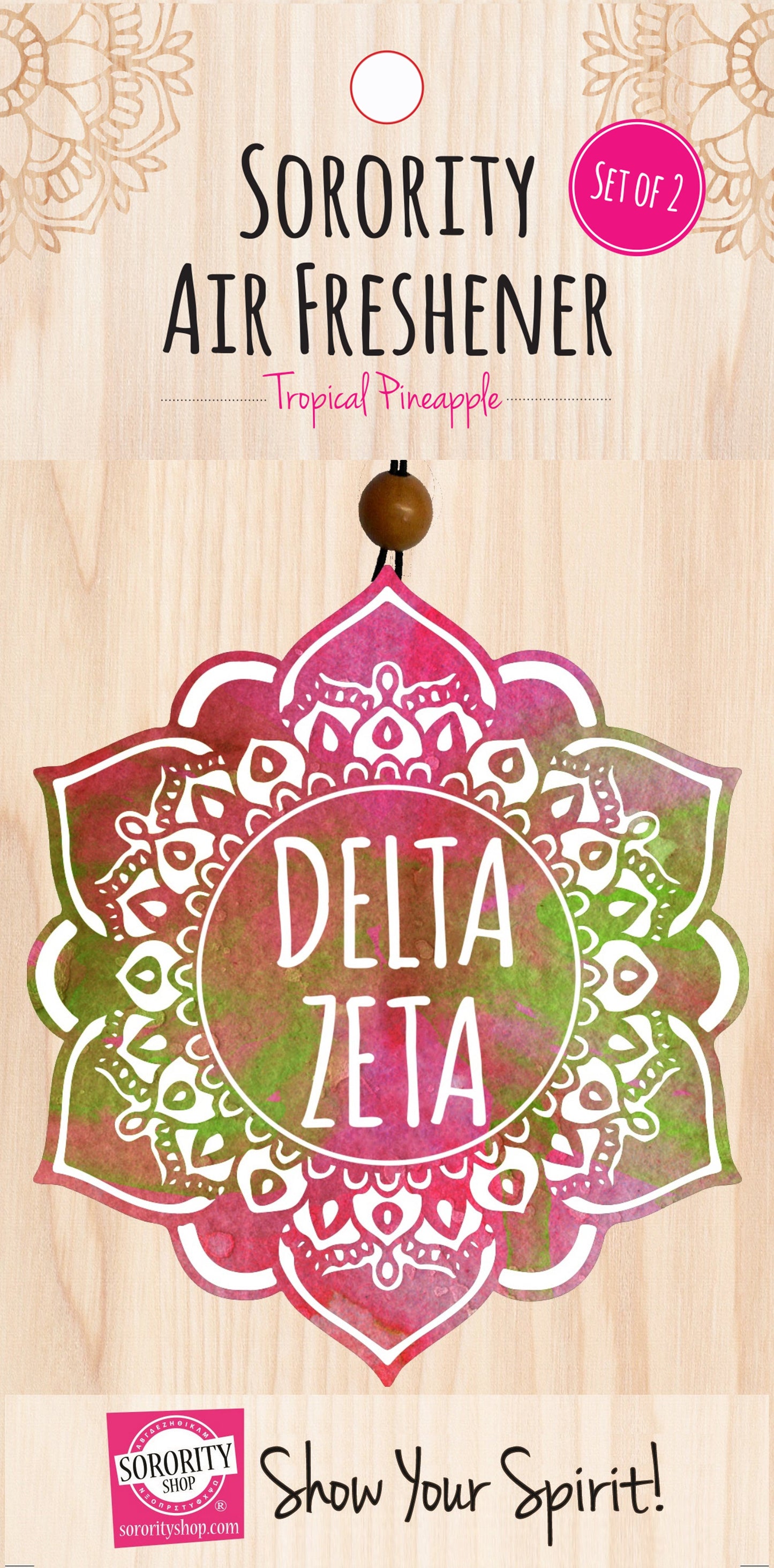 Delta Zeta Mandala Air Freshener