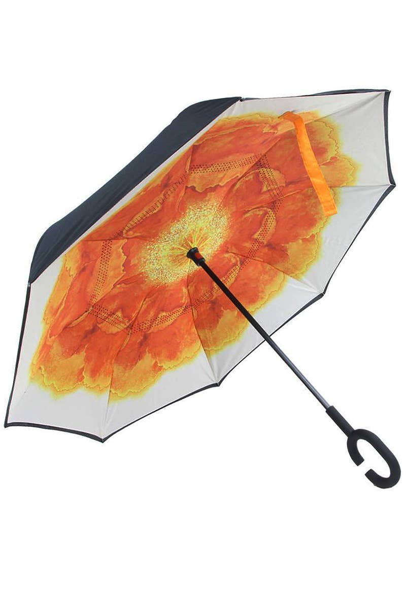 Various Print Inside-out Double Canopy Umbrella