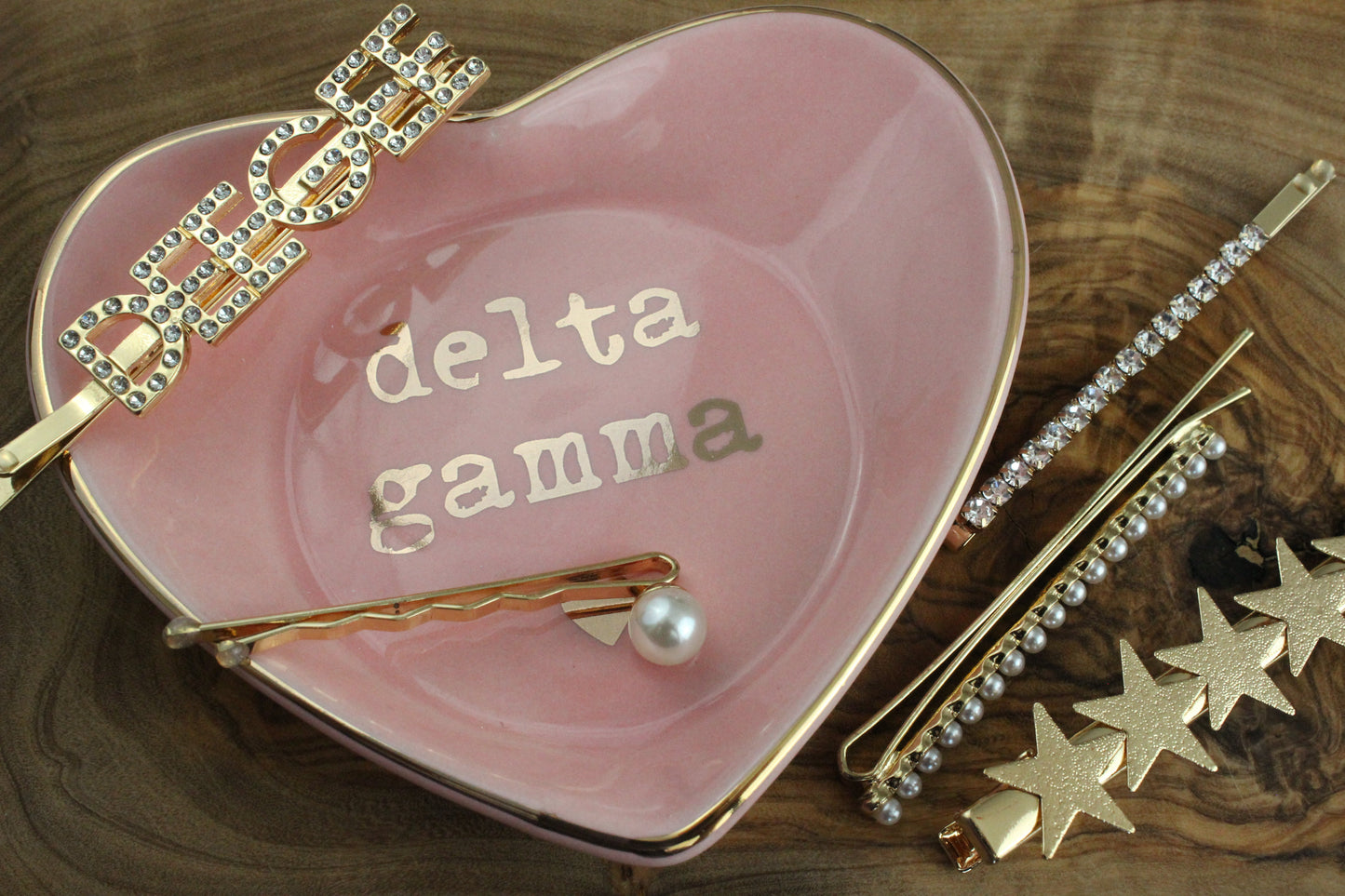 Delta Gamma Sorority Hair Clips