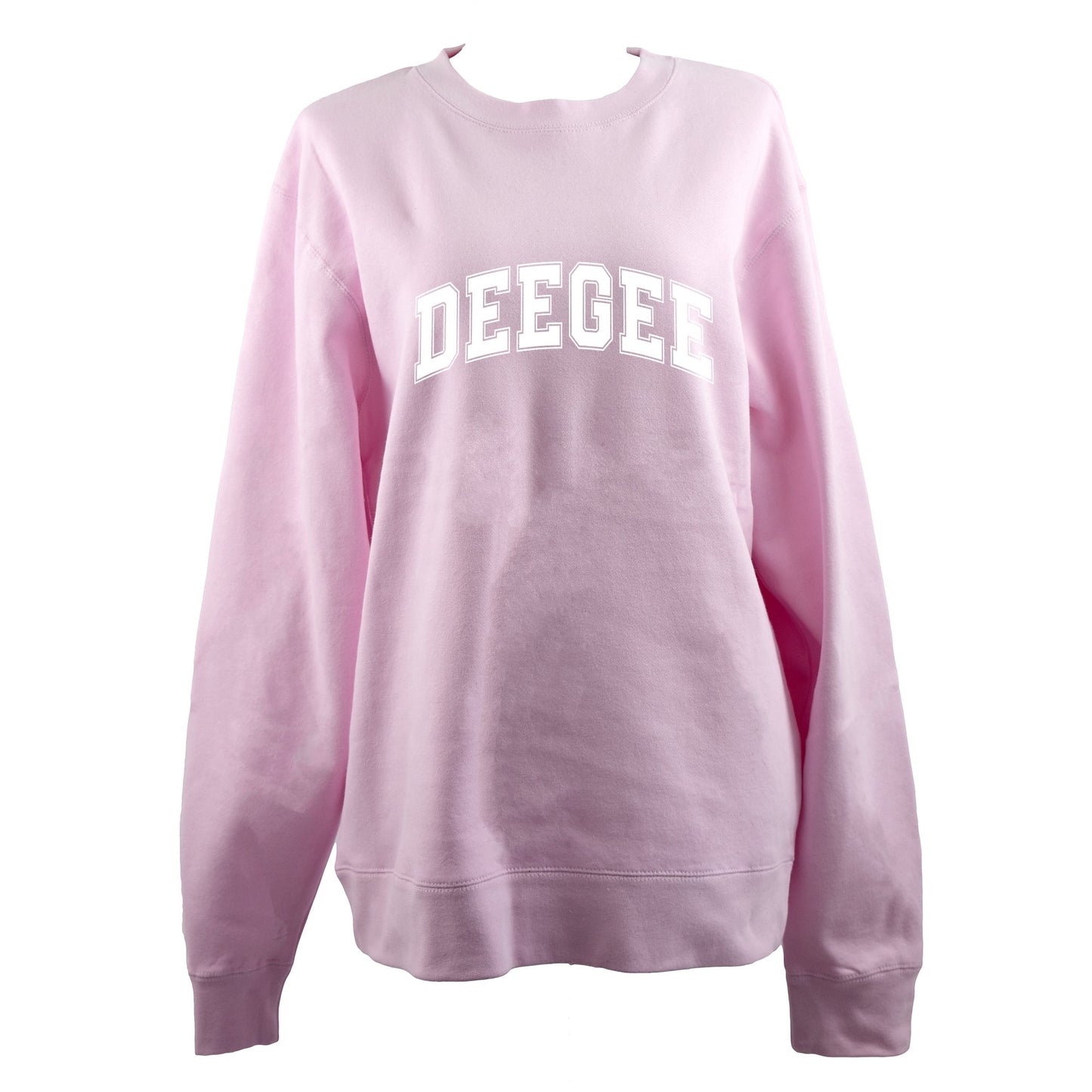 Delta Gamma Sweatshirt- Crewneck Varsity Letters Design