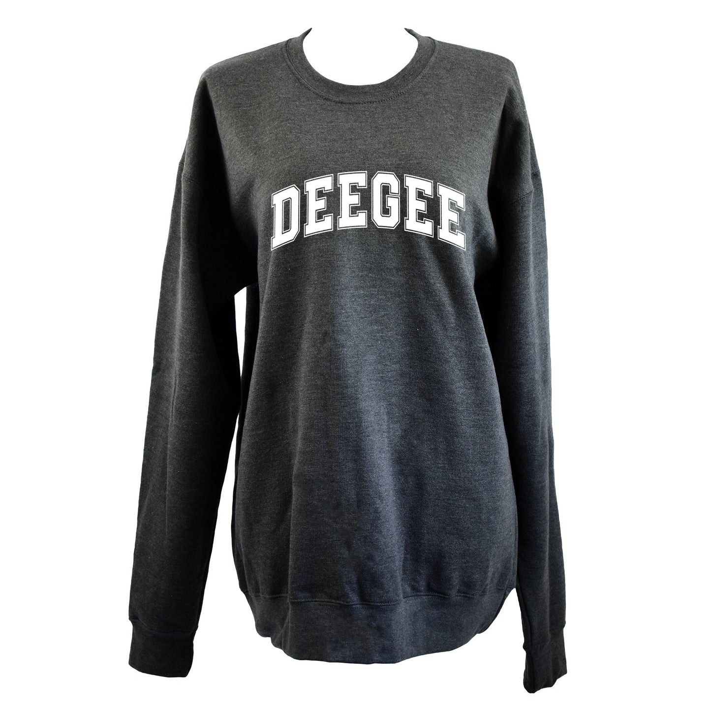 Delta Gamma Sweatshirt- Crewneck Varsity Letters Design