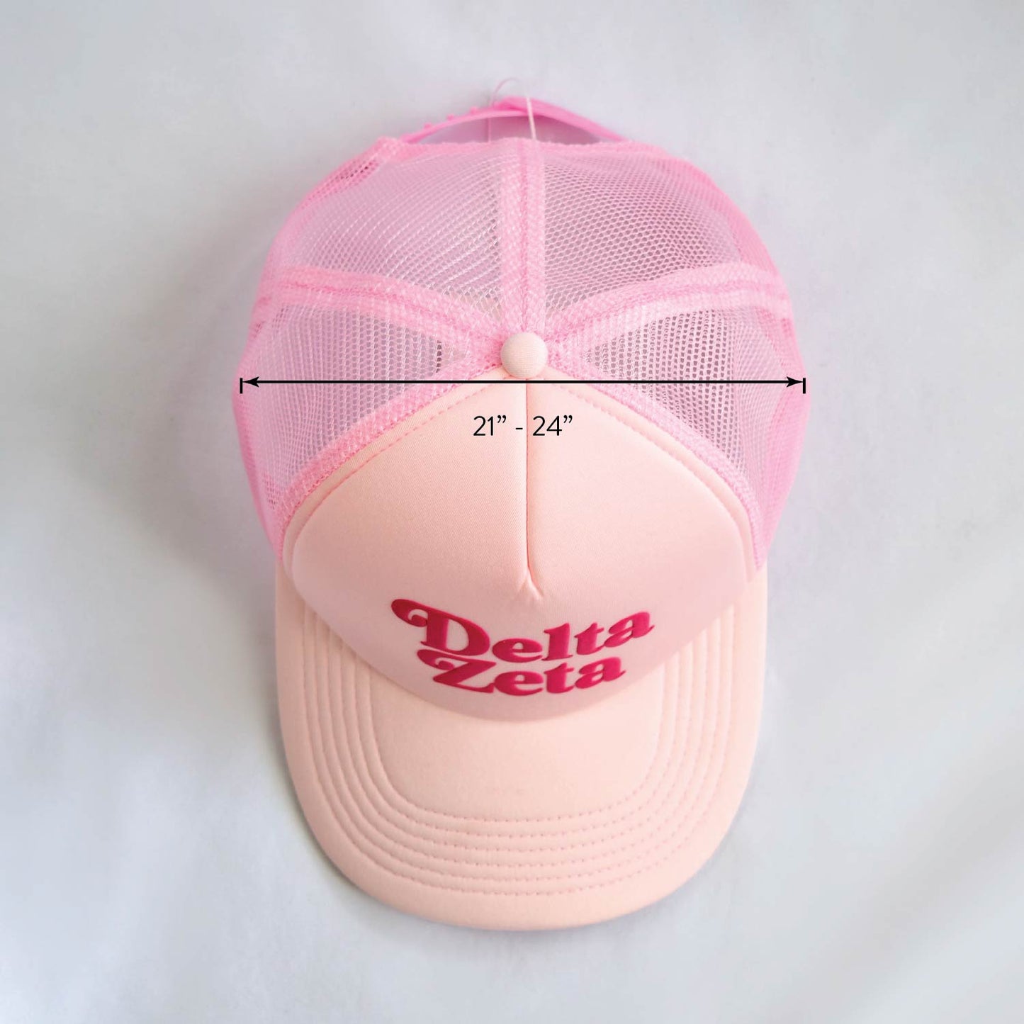 Delta Gamma Baseball Cap, Mesh Trucker-Style Hat