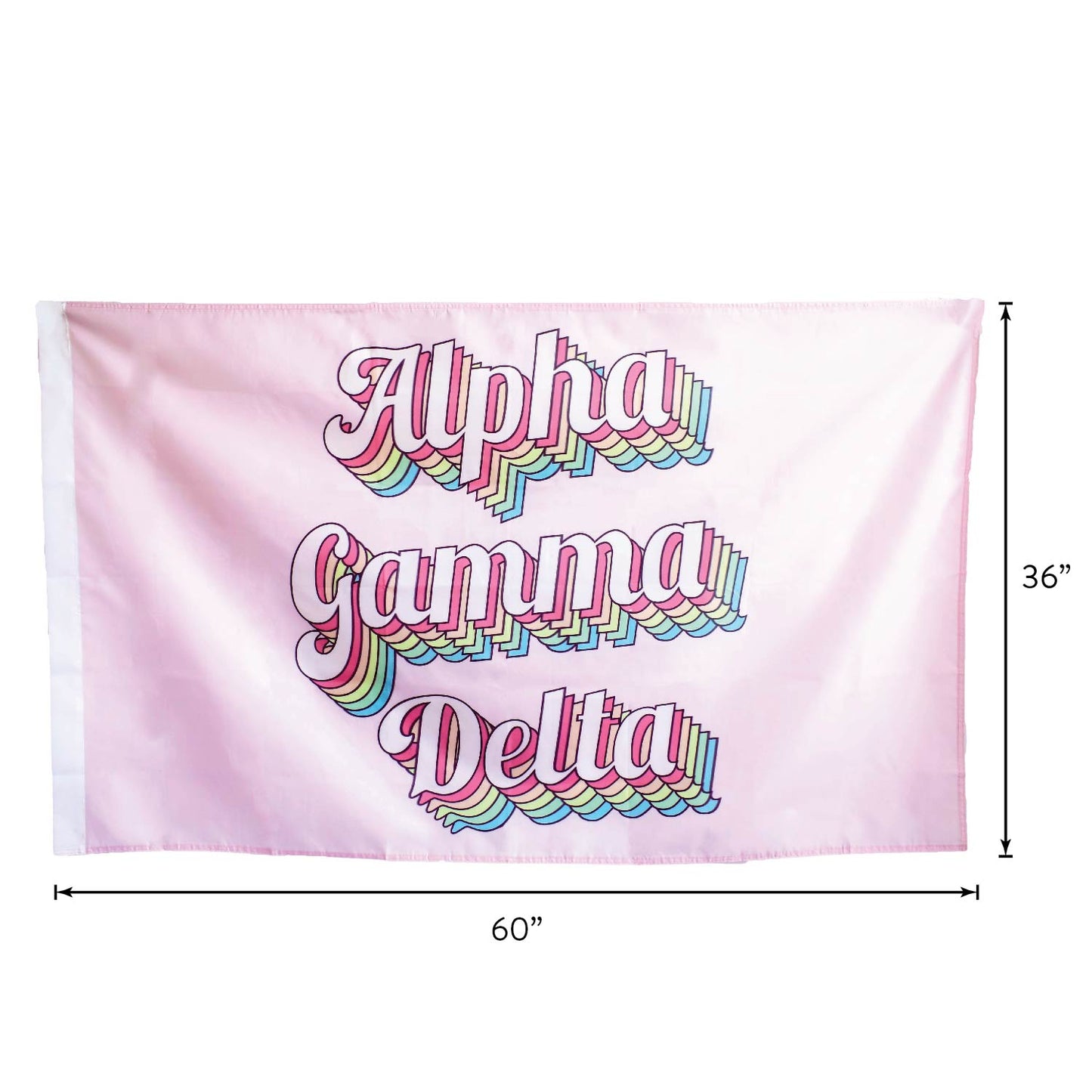 Zeta Tau Alpha Retro Flag