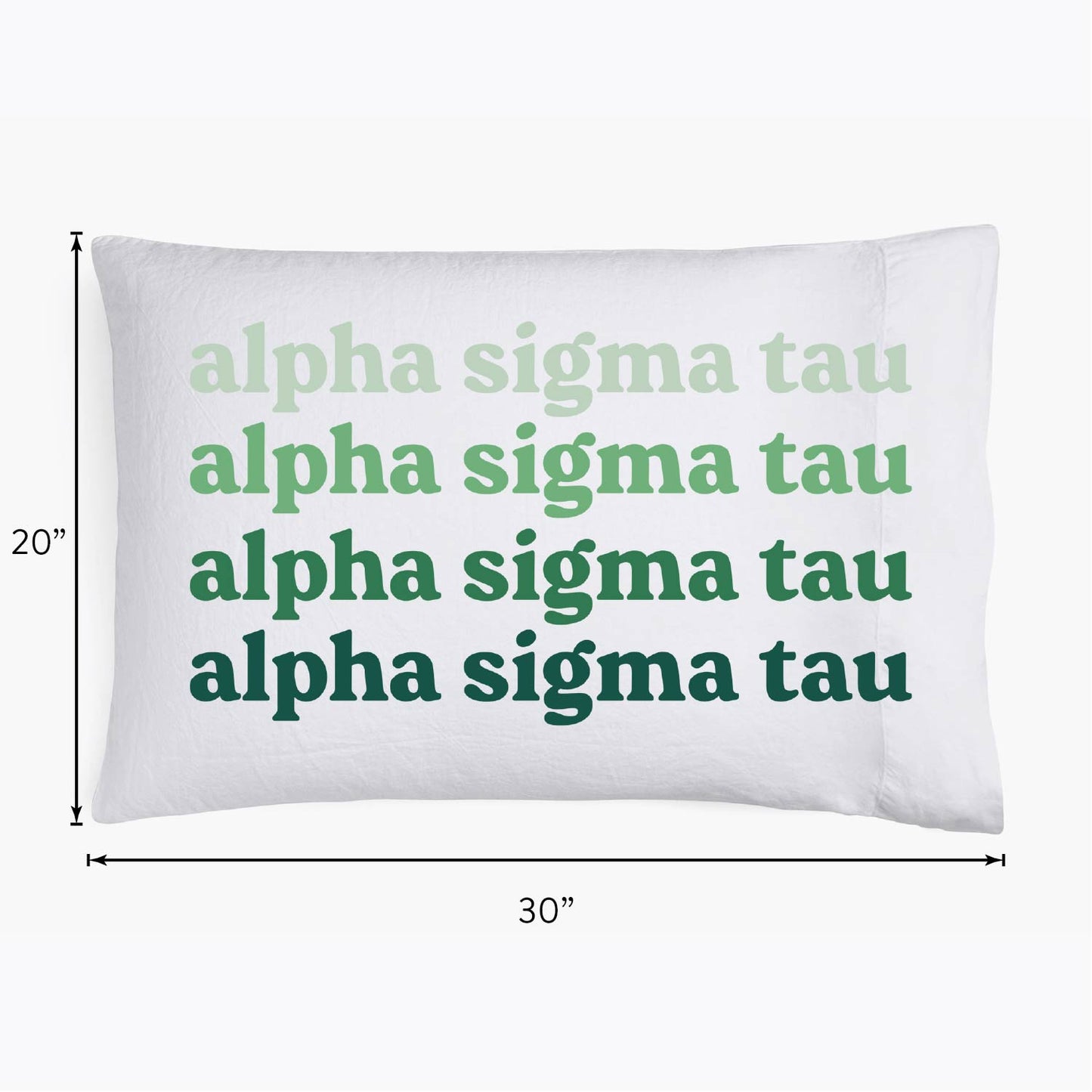 Alpha Sigma Tau Cotton Pillowcase