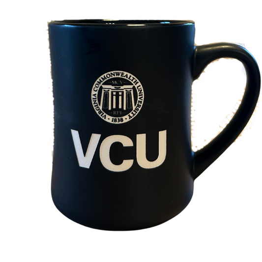 VCU Black Diner Mug