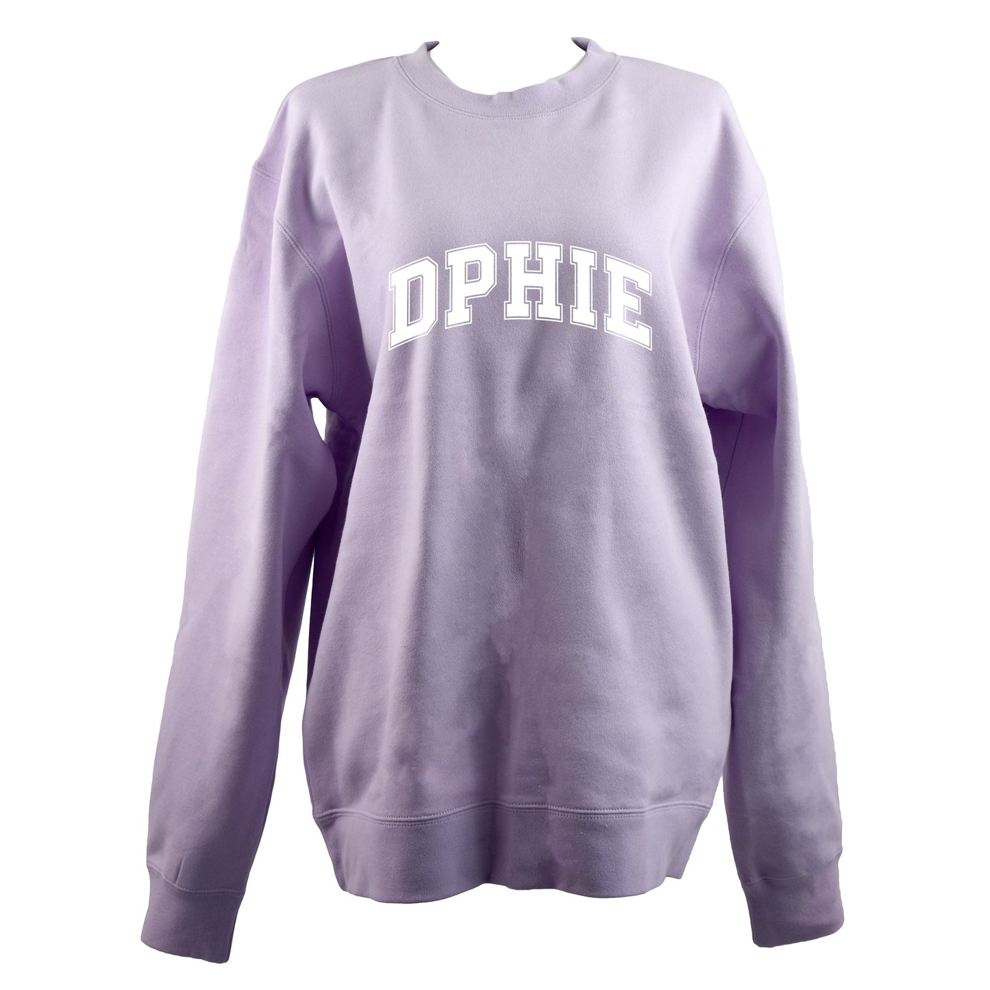 Delta Phi Epsilon Sweatshirt- Crewneck Varsity Letters Design