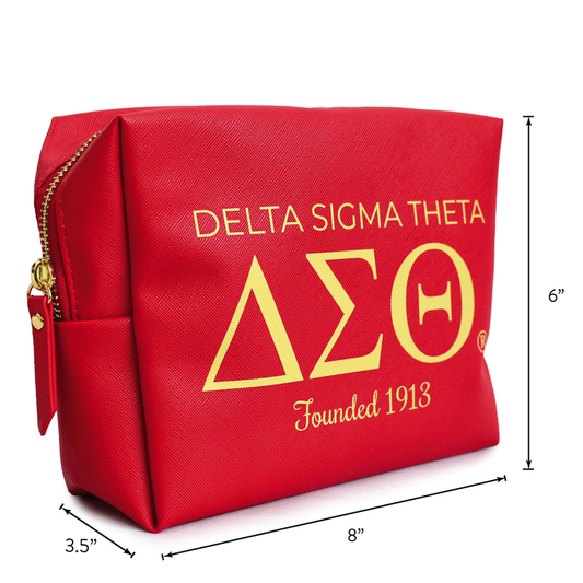 Delta Sigma Theta Makeup Bag