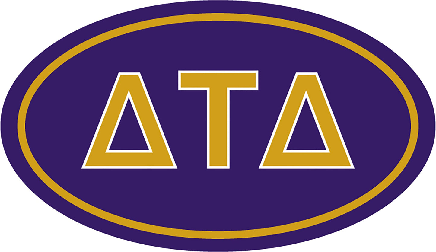 Delta Tau Delta Oval Fraternity Car Magnet Set of 2