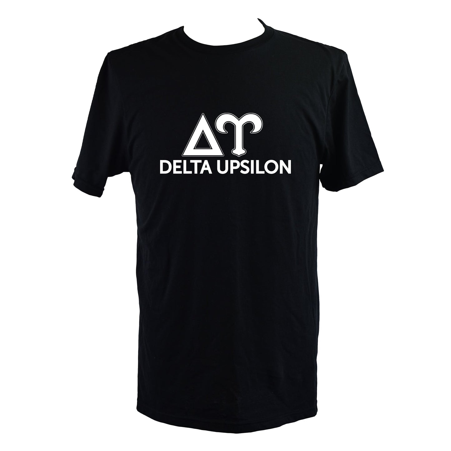 Delta Upsilon Fraternity T-Shirt- Varsity Greek Letters Design