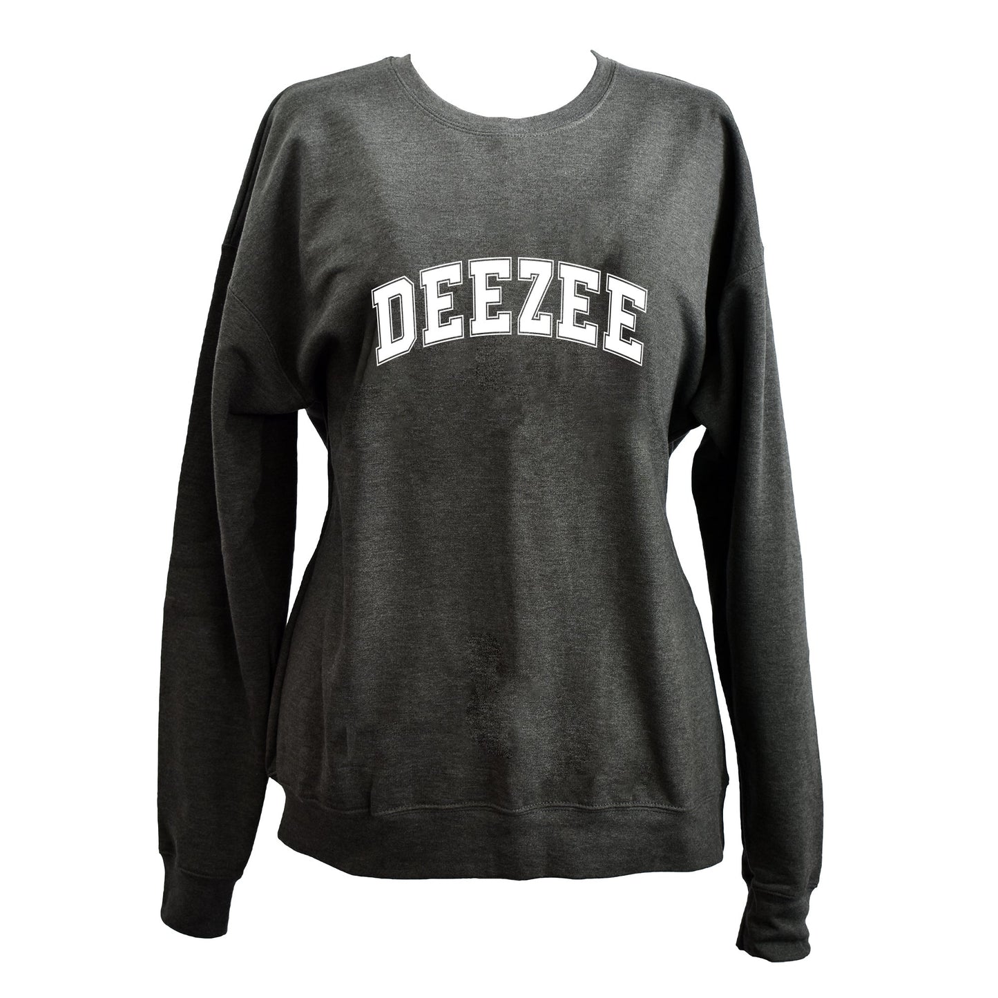 Delta Zeta Sweatshirt- Crewneck Varsity Letters Design