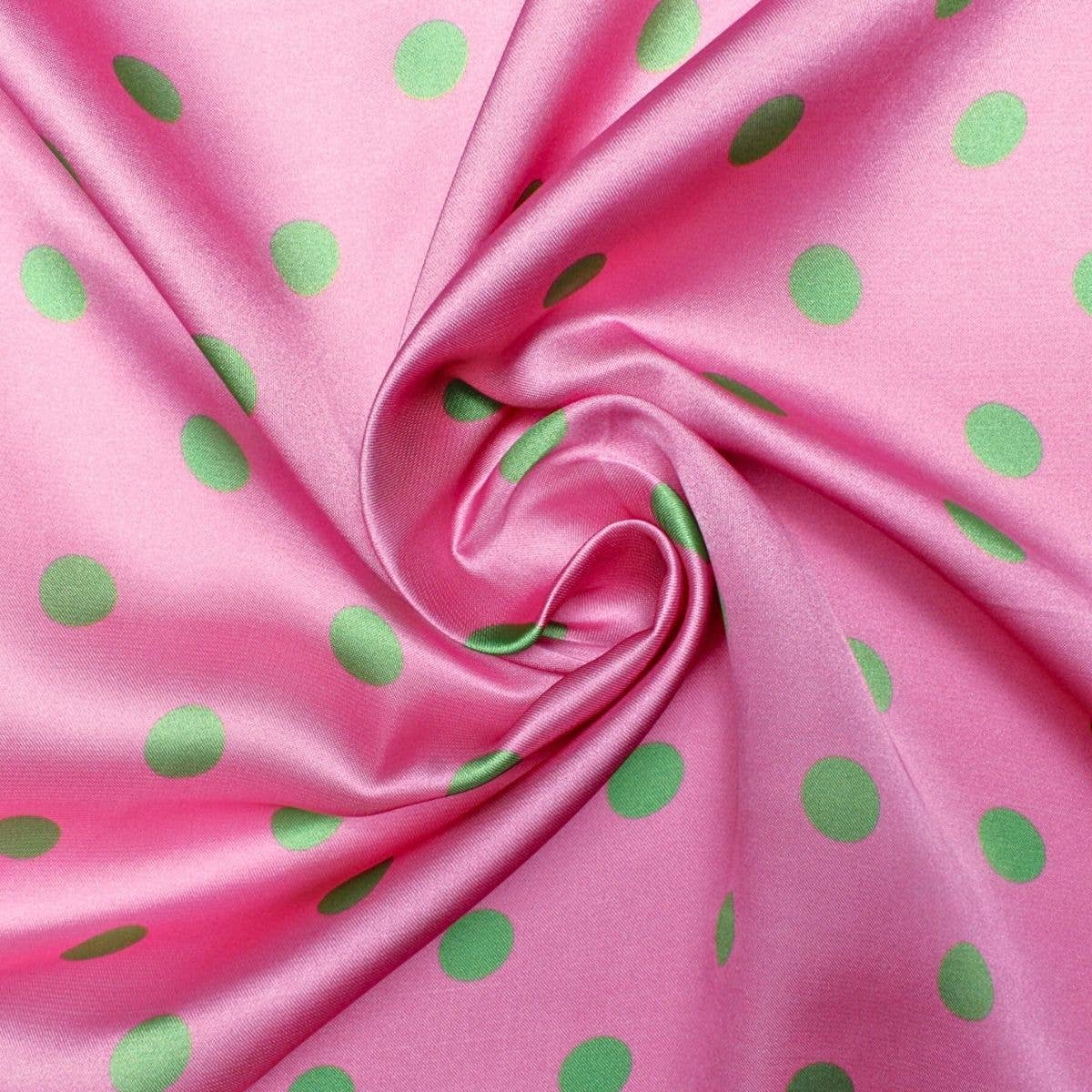 AKA Alpha Kappa Alpha Pink Polka Dot Square Sorority Scarf