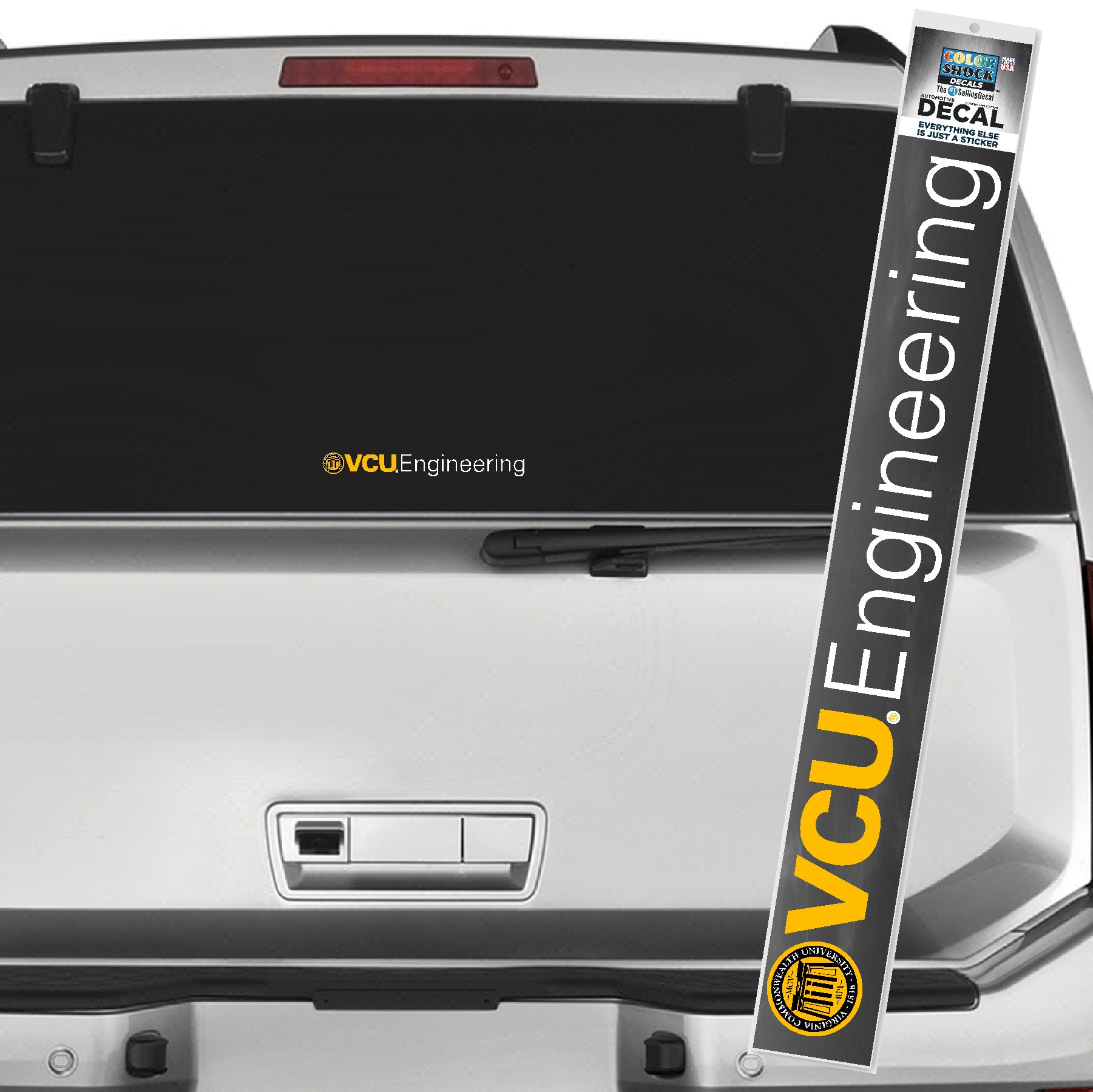 VCU Engineering Strip Decal