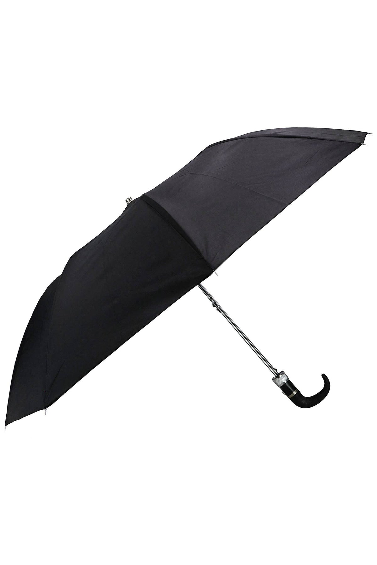 Compact Bi-fold 8-panel Hook Handle Umbrella