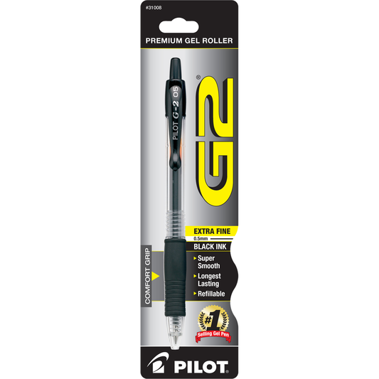 Pilot G2 Retractable Gel Pen Black - Virginia Book Company
